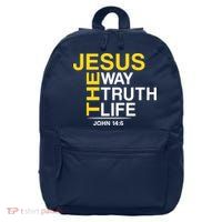 Jesus The Way Truth Life John 14:6 16 in Basic Backpack