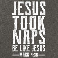 Jesus Took Naps Be Like Jesus Cotton Canvas Backpack
