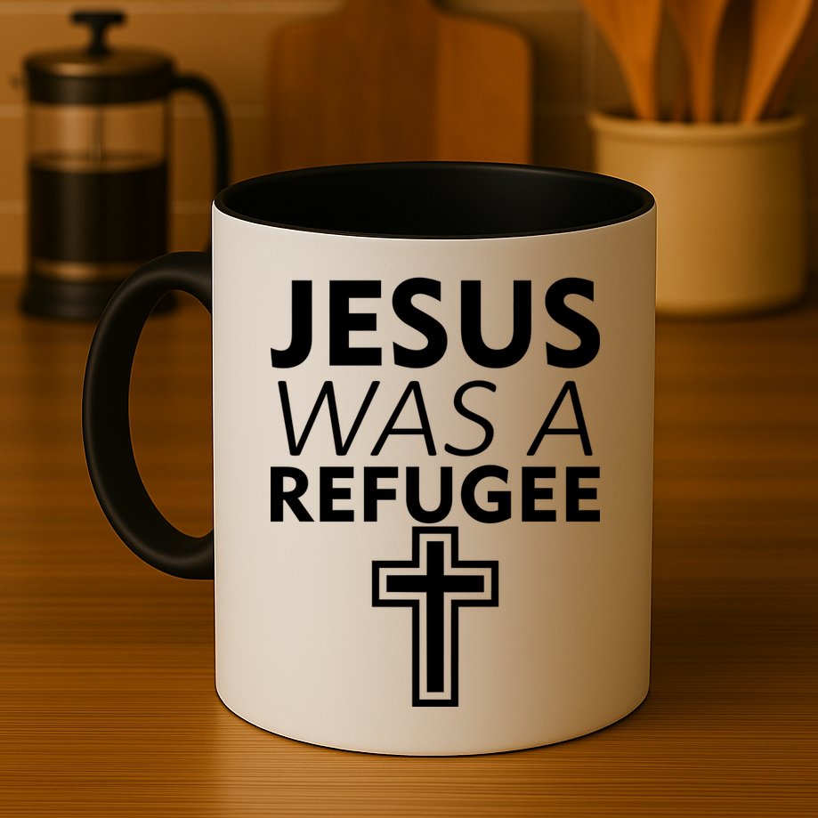 Jesus Was A Refugee Anti Travel Ban Welcome Refugees Mug