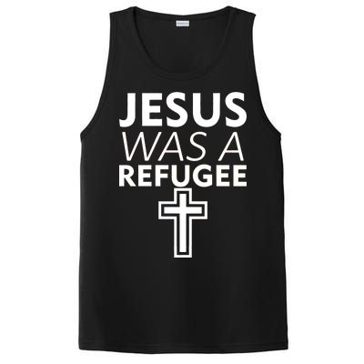 Jesus Was A Refugee Anti Travel Ban Welcome Refugees PosiCharge Competitor Tank