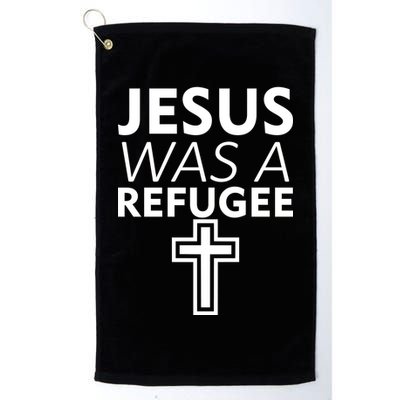 Jesus Was A Refugee Anti Travel Ban Welcome Refugees Golf Towel