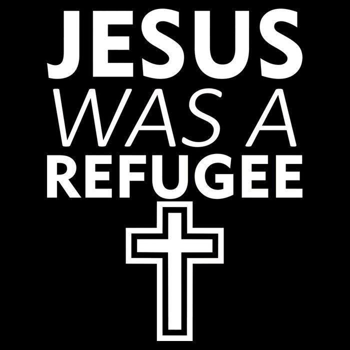 Jesus Was A Refugee Anti Travel Ban Welcome Refugees Zip Tote Bag