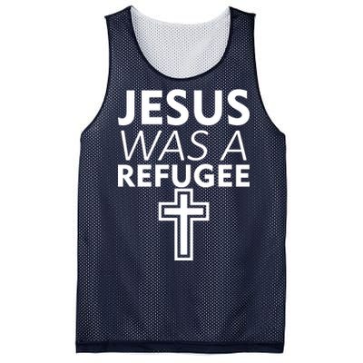 Jesus Was A Refugee Anti Travel Ban Welcome Refugees Mesh Reversible Basketball Jersey Tank