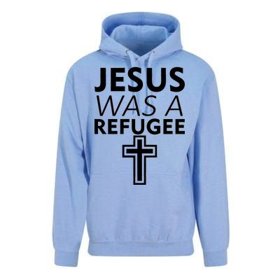 Jesus Was A Refugee Anti Travel Ban Welcome Refugees Unisex Surf Hoodie