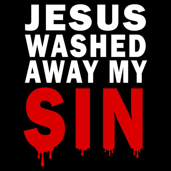 Jesus Washed Away My Sin Bucket Hat