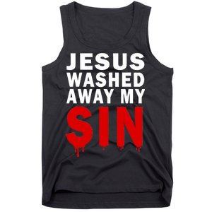 Jesus Washed Away My Sin Tank Top