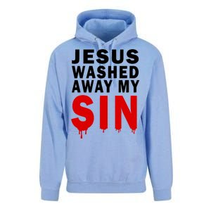 Jesus Washed Away My Sin Unisex Surf Hoodie