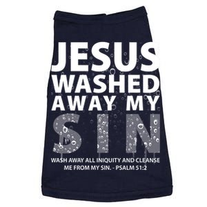 Jesus Washed Away My Sin Catholic Doggie Tank