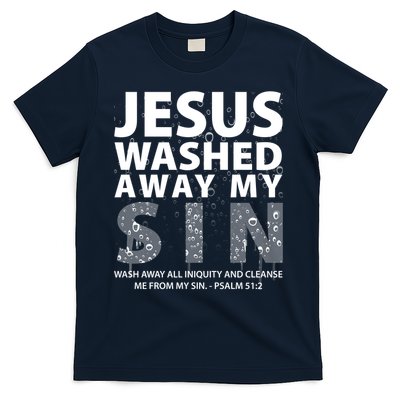 Jesus Washed Away My Sin Catholic T-Shirt