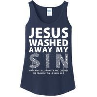 Jesus Washed Away My Sin Catholic Ladies Essential Tank