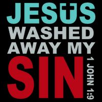Jesus Washed Away My Sin John 1:9 Tank Top