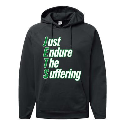 Just Endure The Suffering Performance Fleece Hoodie