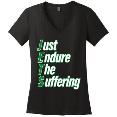 Just Endure The Suffering Women's V-Neck T-Shirt