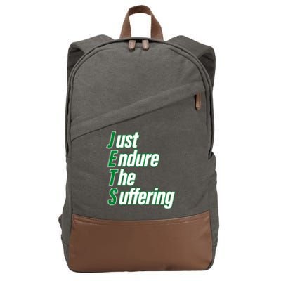 Just Endure The Suffering Cotton Canvas Backpack