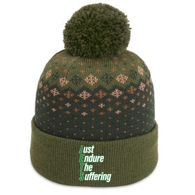 Just Endure The Suffering The Baniff Cuffed Pom Beanie