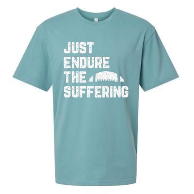 Just Endure The Suffering Football Vintage Sueded Cloud Jersey T-Shirt