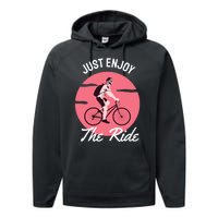 Just Enjoy The Ride Performance Fleece Hoodie