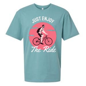 Just Enjoy The Ride Sueded Cloud Jersey T-Shirt