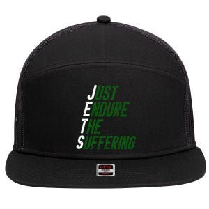 Just Endure The Suffering 7 Panel Mesh Trucker Snapback Hat