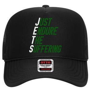 Just Endure The Suffering High Crown Mesh Back Trucker Hat