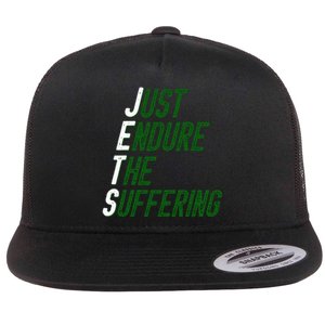 Just Endure The Suffering Flat Bill Trucker Hat