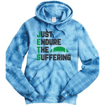 Just Endure The Suffering Football Vintage Tie Dye Hoodie