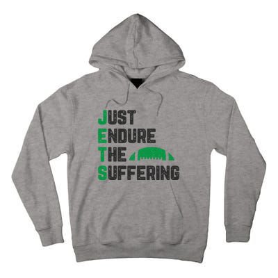 Just Endure The Suffering Football Vintage Tall Hoodie