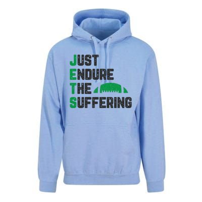 Just Endure The Suffering Football Vintage Unisex Surf Hoodie