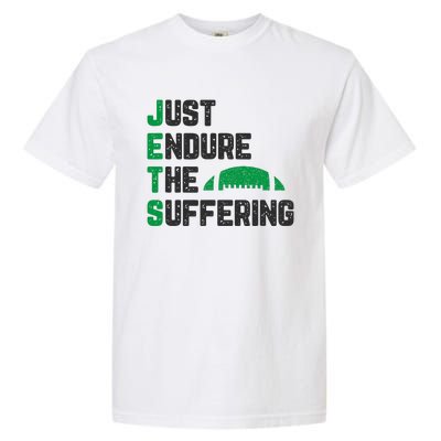 Just Endure The Suffering Football Vintage Garment-Dyed Heavyweight T-Shirt