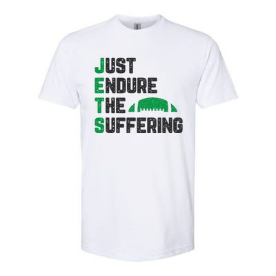 Just Endure The Suffering Football Vintage Softstyle CVC T-Shirt