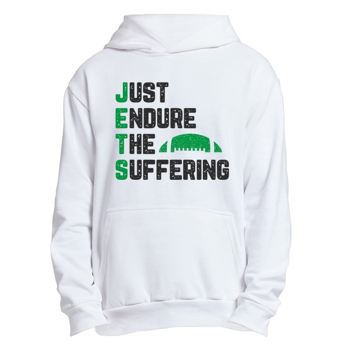 Just Endure The Suffering Football Vintage Urban Pullover Hoodie