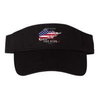 Just Enjoy The Ride Motorcycle Usa Flag Distressed Valucap Bio-Washed Visor