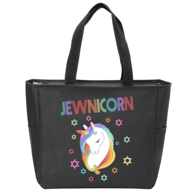 Jewnicorn Zip Tote Bag