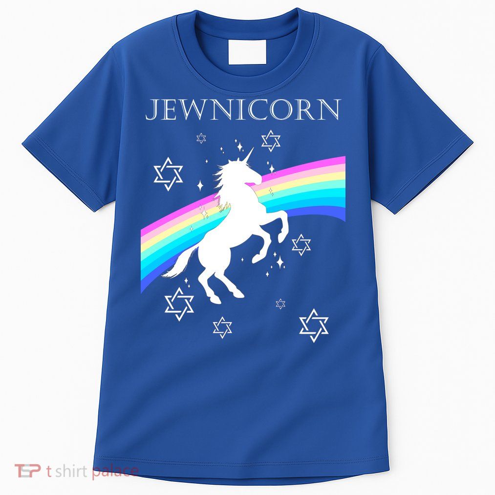 Jewnicorn Funny Hanukkah Unicorn Tall T-Shirt