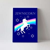 Jewnicorn Funny Hanukkah Unicorn Canvas