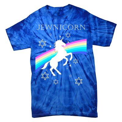 Jewnicorn Funny Hanukkah Unicorn Tie-Dye T-Shirt