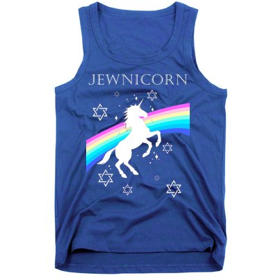 Jewnicorn Funny Hanukkah Unicorn Tank Top