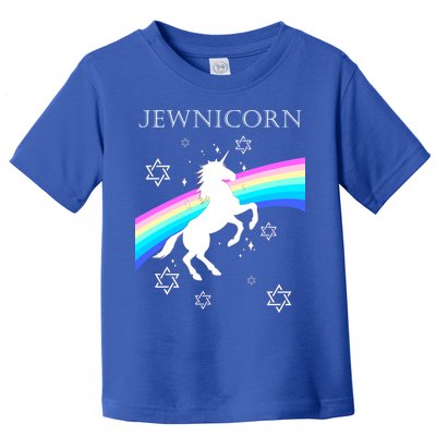 Jewnicorn Funny Hanukkah Unicorn Toddler T-Shirt