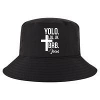 Jesus Easter Yolo Jk Brb Texting Cool Comfort Performance Bucket Hat