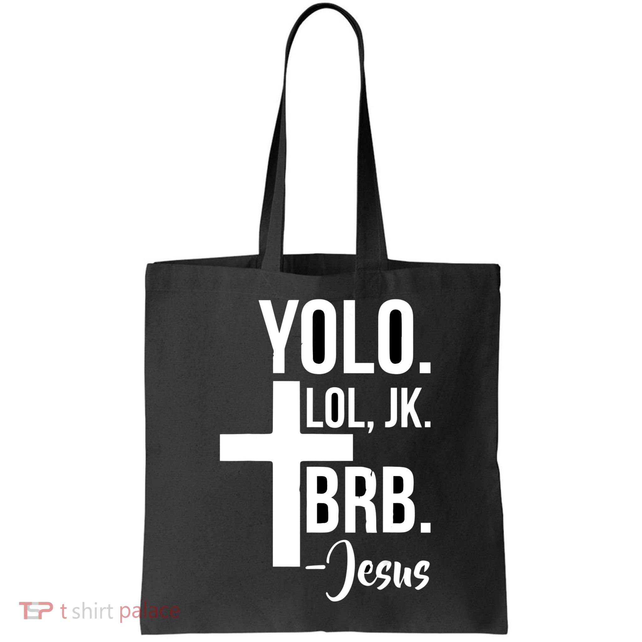 Jesus Easter Yolo Jk Brb Texting Bag