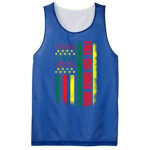 Juneteenth Freeish 1865 American Flag Black Lives Matter Cool Gift Mesh Reversible Basketball Jersey Tank