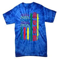 Juneteenth Freeish 1865 American Flag Black Lives Matter Cool Gift Tie-Dye T-Shirt