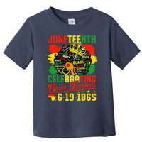 Juneteenth Freedom 1865 Celebrating Emancipation Black Women Toddler T-Shirt