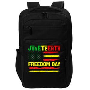 Juneteenth Flag 1865 Black Pride African American History Impact Tech Backpack