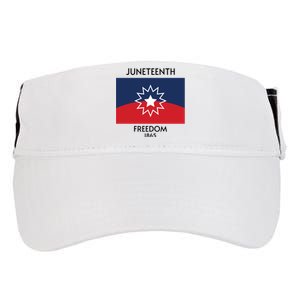 Juneteenth Freedom 1865 Celebration Black History Adult Drive Performance Visor