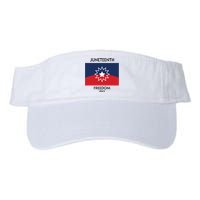 Juneteenth Freedom 1865 Celebration Black History Valucap Bio-Washed Visor