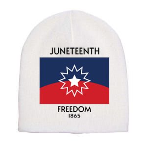 Juneteenth Freedom 1865 Celebration Black History Short Acrylic Beanie