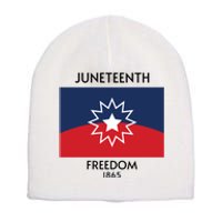 Juneteenth Freedom 1865 Celebration Black History Short Acrylic Beanie