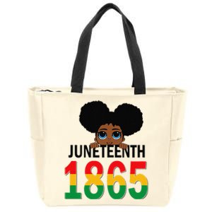 Juneteenth  Flag 1865 Zip Tote Bag