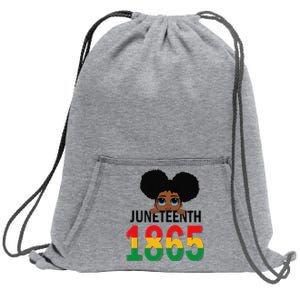 Juneteenth  Flag 1865 Sweatshirt Cinch Pack Bag